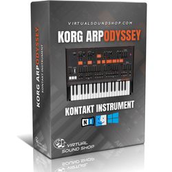 korg arp odyssey kontakt library - virtual instrument nki software