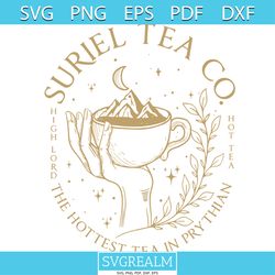 suriel tea a court of thorns and roses svg cutting files