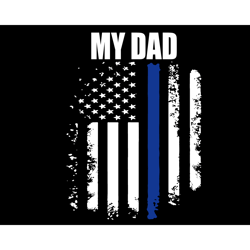 my dad usa flag vintage svg, fathers day svg, my dad svg, police dad svg, police father svg, father svg, dad svg, dad us