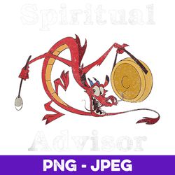 Disney Mulan Mushu Spiritual Advisor V2 , PNG Design, PNG Instant Download