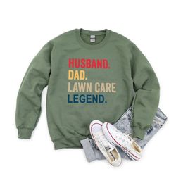 husband dad lawn care legend shirt, the best husband shirt, dad shirt, father figure shirt, daddy shirt, father's day