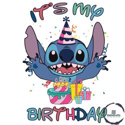 it is my birthday stitch svg for cricut sublimation files