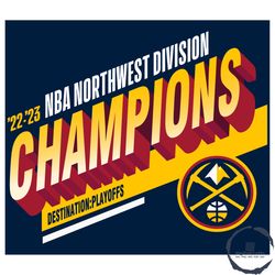 denver nuggets 2023 northwest division champions svg