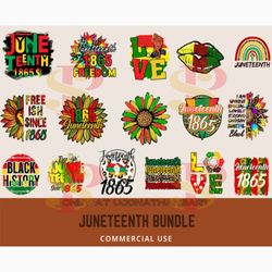 15 juneteenth bundle 16 designs, black queen png, black history png, black power png , black history, black americans in