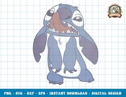 disney lilo & stitch tongue in nose stitch png, sublimation