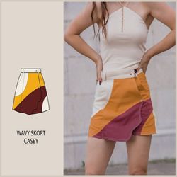 pattern - wavy skort casey - thisiskachi