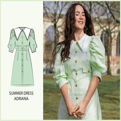 pattern - summer dress adriana - thisiskachi