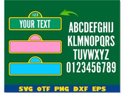 sesame street sign svg personalize diy | street font sesame street svg, sesame street sign svg, sesame street font