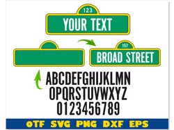 sesame street sign svg cricut, sesame street font, custom street sign svg, sesame street svg png, sesame street logo svg