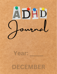 adhd digital planner, monthly planner, weekly planner, daily planner, adhd organizer