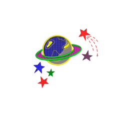 the planet cosmos embroidery designs, space and planets embroidery designs , machine embroidery files, digital download