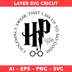 i sollemnly swear thet i am up to no good svg, harry potter svg, magic wizard svg, hogwarts svg - digital file