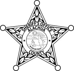 alachua county florida sheriff department vector file for laser engraving, cnc router, cutting, engraving, cricut, vinyl