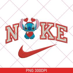 retro stitch nike logo png, stitch nike, stitch love nike png, nike layered head png, birthday png, mug png for cricut