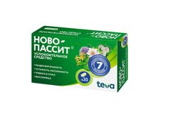 novo-passit 30 tablets natural herbal calming supplement novopassit