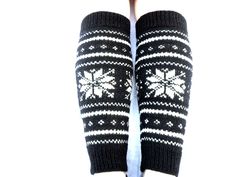 norwegian leg warmers hand knitted merino wool leg warmers with scandinavian stars unisex adult leggings christmas gift