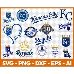 Bluey Kansas City Royals Baseball SVG PNG DXF EPS