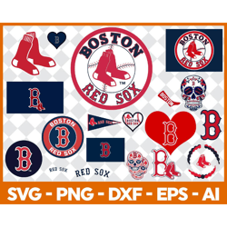 boston red sox baseball team svg