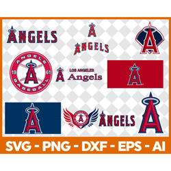 los angeles angels baseball team svg