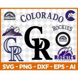 colorado rockies baseball team svg