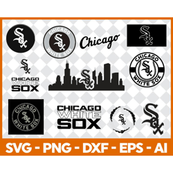 chicago white sox baseball team svg