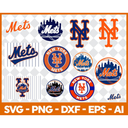 new york mets baseball team svg