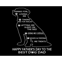happy fathers day to the best dog dad svg, fathers day svg, dog dad svg, best dog dad svg, best dad svg, happy fathers d