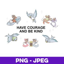 disney cinderella critters courage and be kind text v2