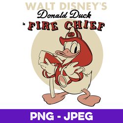 disney donald duck fire chief v1