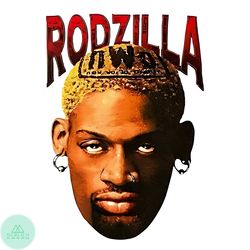 dennis rodman rodzilla png silhouette sublimation files