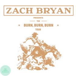 zach bryan the burn burn burn tour 2023 svg cutting files