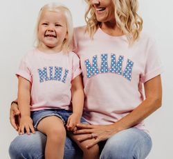 american mama and mini shirt, 4th of july mama mini shirt, patriotic mama mini t-shirt, mommy and me shirts