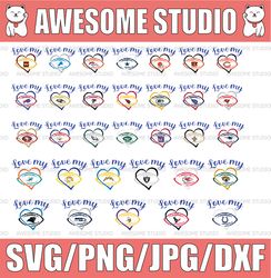 love my football cowboys svg, mascot svg, nfl teams, nfl svg, football teams svg, bundle 32 files