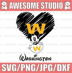 washington football team svg, mickey mouse svg, nfl svg, nfl teams, nfl png, football teams png, instant download