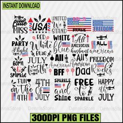 party night png,4th of july bundle png, 4th of july png bundle, freedom png bundle, red white blue png,fourth of july su