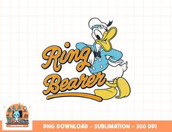 disney mickey & friends donald duck ring bearer png, sublimation, digital download