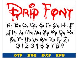 disney dripping font otf | halloween disney font svg, halloween dripping font svg cricut halloween font ttf halloween