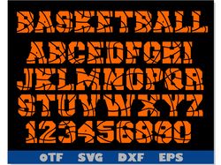 basketball font otf, basketball font svg, basketball svg, sport font svg, basketball letters svg cricut, sports font