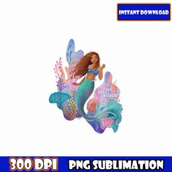 find your voice png, ariel princess black queen png, the little mermaid black mermaid princess png