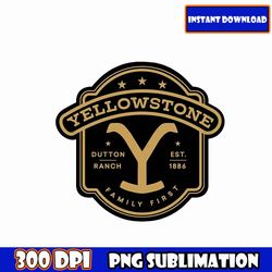 yellowstone logo png, western cowboy png, western png, retro png, cow skull png, cowhide print png, sublimation designs