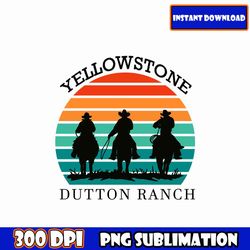 western yellowstone dutton ranch / png file/ instant download/ digital design/ sublimation/ western
