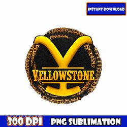 yellowstone black glitter leopard png, yellowstone png, western cowboy png, western png, retro png, cow skull png