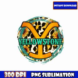 yellowstone dutted ranch png - western sublimation - bull head digital designs - cowboy png