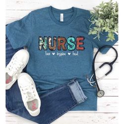 Nurse Love Inspire Heal Shirt, Nurse Life Shirt, Nurse Shirt, Nurse Definition Tee, Nursing School Shirt, Gift For Nurse