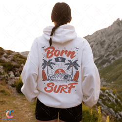 surf hoodie, coconut girl aesthetic, hawaii sweatdigital, ocean beach hoodie, siesta beach digital, summer holiday