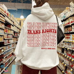 trans rights are human rights digital, trans pride hoodie, lgbt support digital, gay pride tdigital, equal rights d