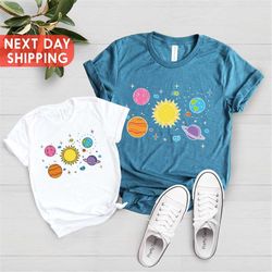 Galaxy Shirt, Gift for Space Lovers, Astronaut Shirt, Space T-Shirt, Space Travel Tee, Space Shirt, Moon Phases T-Shirt,
