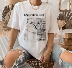 reputation cat shirt, rep shirt, swiftie shirt, eras tour gift, taylor swift shirt, taylor version