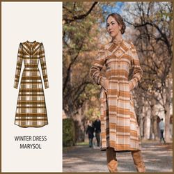 pattern - winter dress marysol - thisiskachi