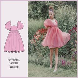 pattern - puff dress danielle - thisiskachi